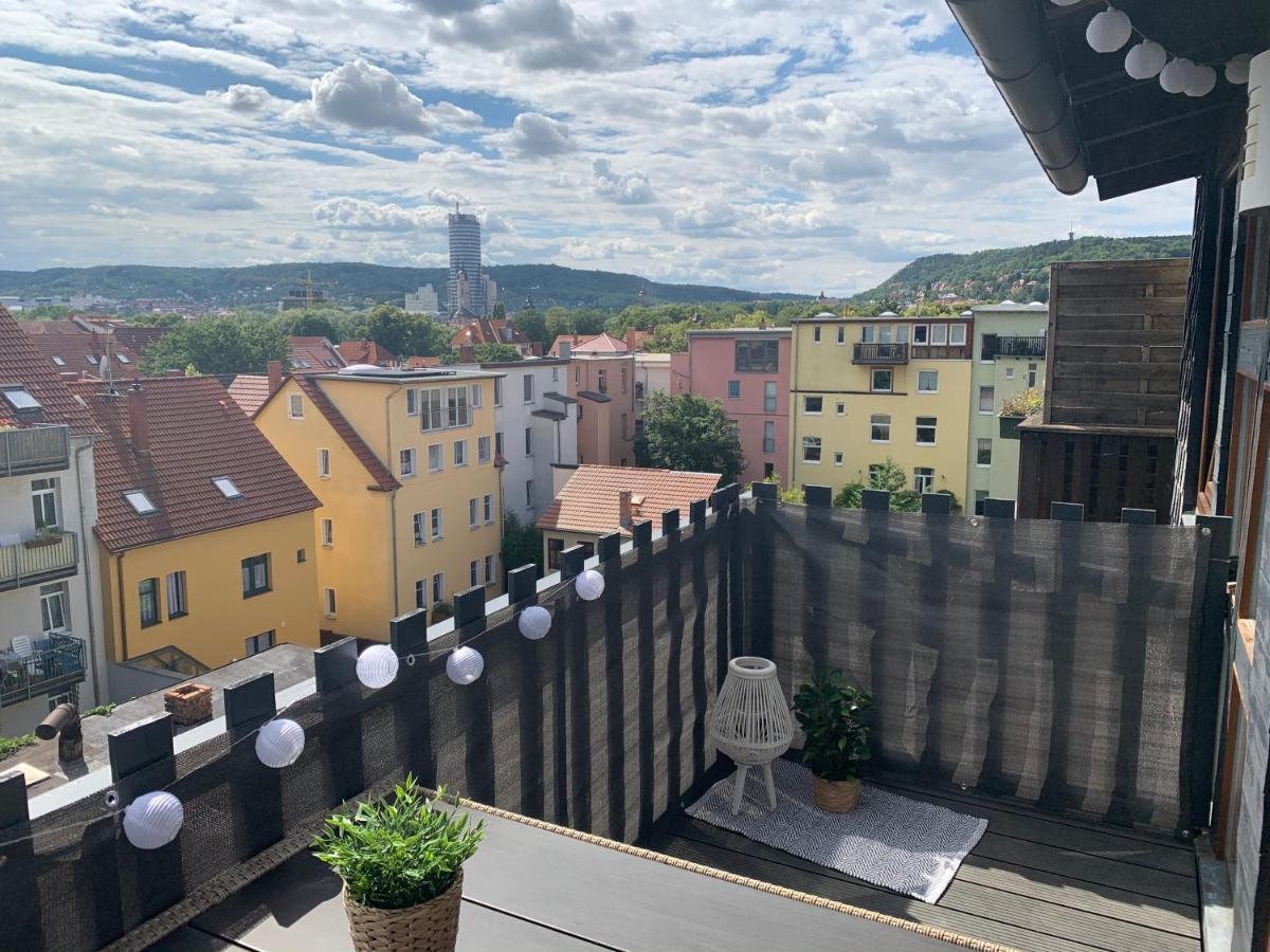 Apartment Skyline Of Jena, Luxurioes, Einzigartig, Free Wifi, Parkplatz, Klimatisiert, Zentral 外观 照片